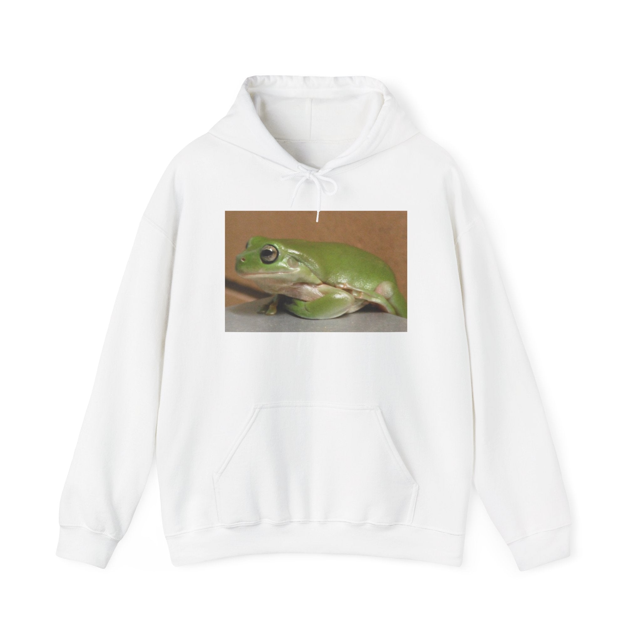 Green Tree Frog Hooded Sweatshirt